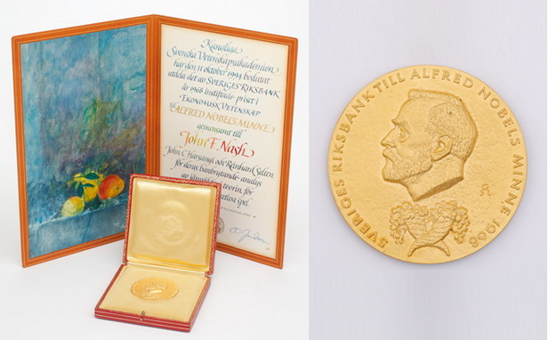 مدال نوبل جان نش