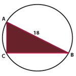 مسئله ریاضی: بزرگترین مثلث محاط در نیم دایره