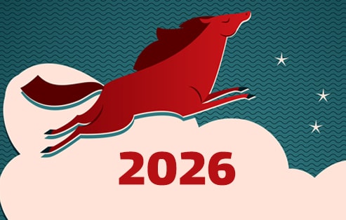 تبریک سال 2026 (سال اسب)