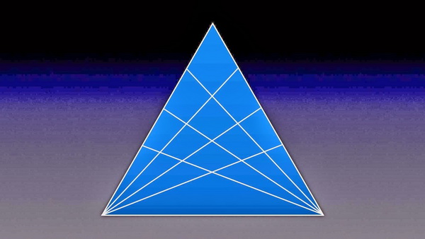معمای مثلث ها را بشمارید
