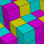 تست هوش فضایی: دسته بندی مکعب های رنگی